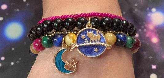 Astrology Collection Beaded Bracelet Tiger Eye Beads