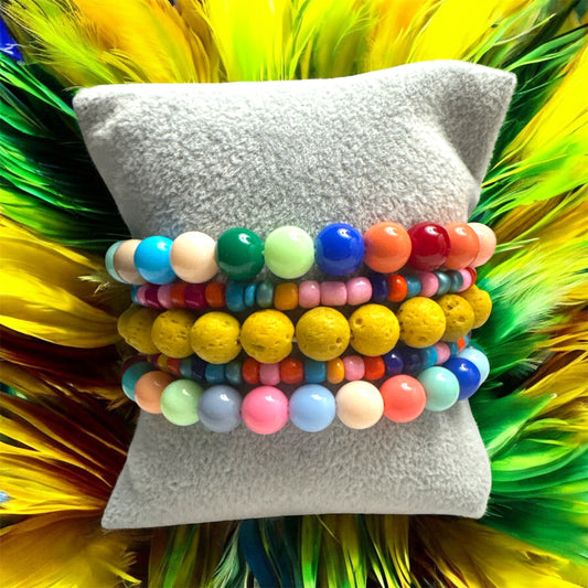 Living In Color! (Style1) Beaded Bracelet Set