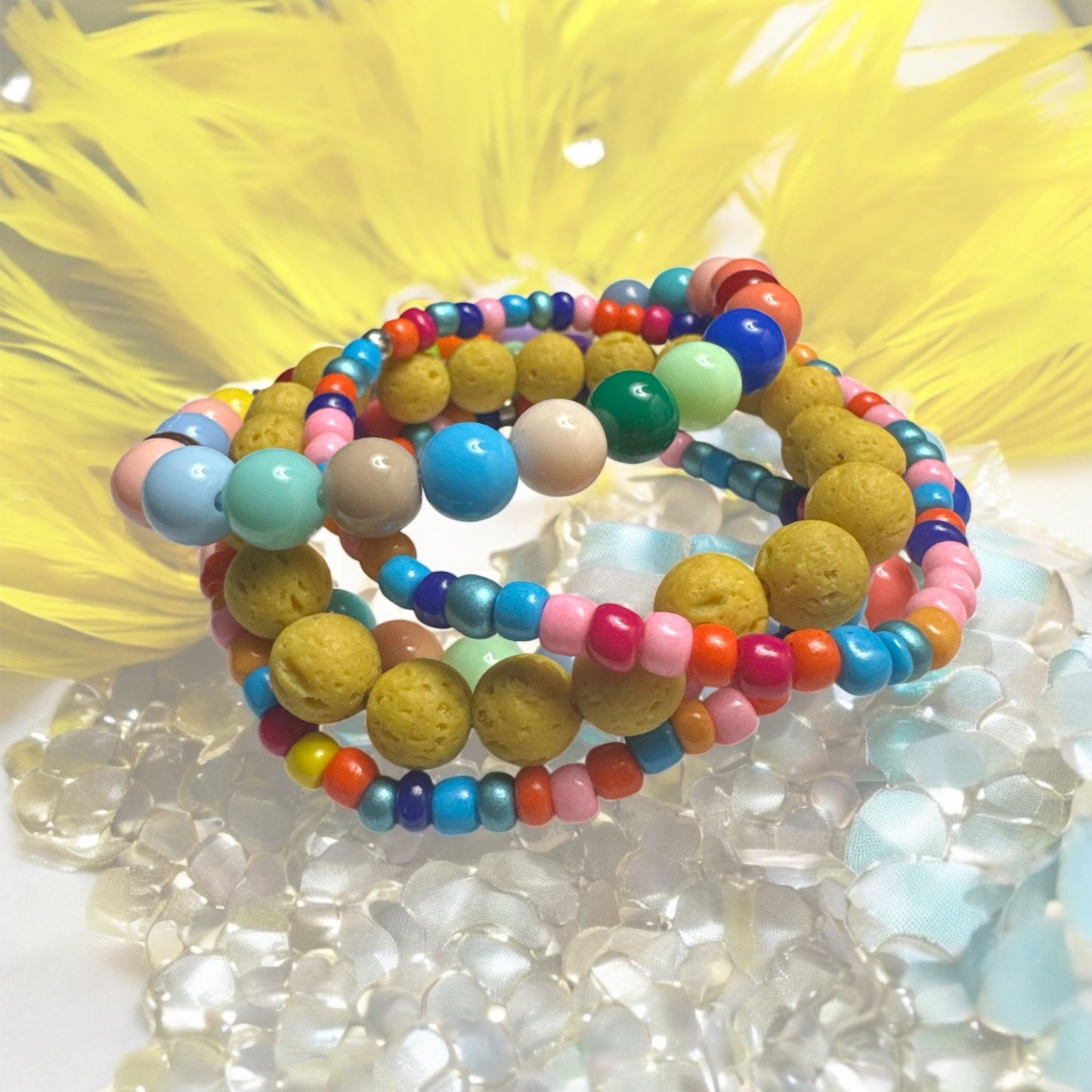 Living In Color! (Style1) Beaded Bracelet Set