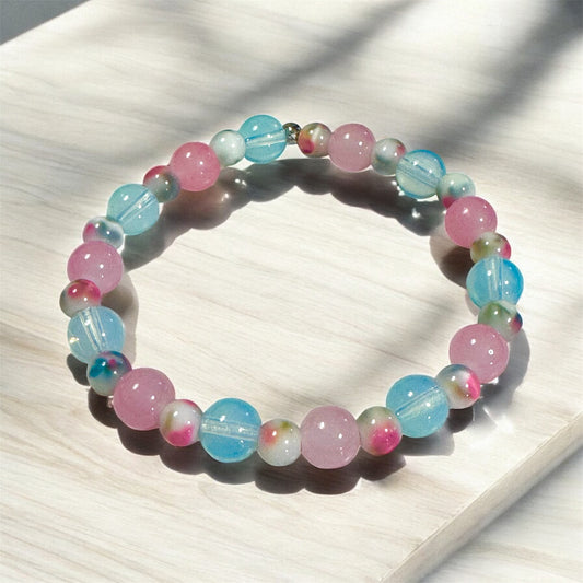 Fairy Tale Pastels Beaded Bracelet (Style1)