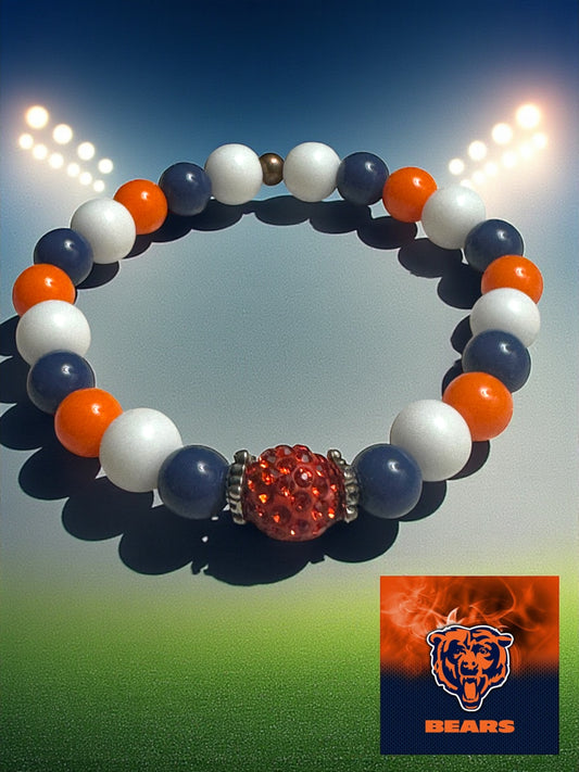 Bears Football Team Themed Bracelet